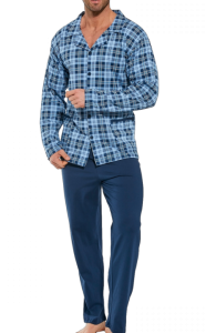 Rozpinana piżama męska Cornette 114/60 granatowa 