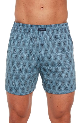 wygodne bawełniane  luźne bokserki męskie Cornette 002/271 wzorzyste