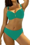 Kostium kąpielowy dwuczęściowy SELF S730GL1 Glamour 1 zielony