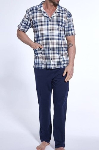 męska piżama rozpinana
