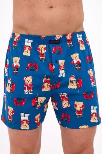 luźne bokserki męskie wzorzyste