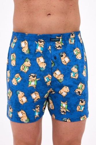 luźne bokserki męskie w kapibary plus size