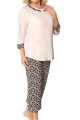 damska piżama z rękawem 7/8