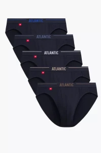 Slipy męskie sport Atlantic 5SMP-004 granatowe 5-pak