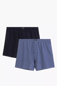 Bokserki męskie Atlantic 2MBX-054 DENJ/GRA  2-pack mix
