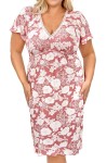 Koszula nocna damska Donna Tina różowa 3-5XL