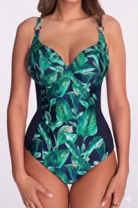 Kostium kąpielowy damski AVA SKJ-66 Leafine