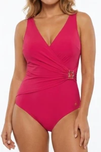 Strój kąpielowy jednoczęściowy SELF Ajaccio 2 - S1069V2 różowy