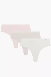 Brazyliany damskie Atlantic 3CLP-015  ECRJ/BEZJ/ROZJ 3-pak