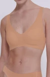 Biustonosz bez fiszbin Sloggi Zero Feel 2.0 Soft Bra beżowy
