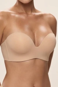 Biustonosz damski bardotka KINGA BC-1167 Expert Bra beżowy 