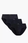 Slipy męskie sport Atlantic 3MP-223 3-pak granatowe