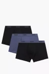Bokserki męskie Atlantic 3MH-0111 czarny/denim 3-pak
