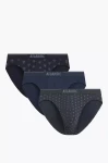Slipy męskie sport Atlantic 3MP-222 GRA/INDZ/GRF 3-pak