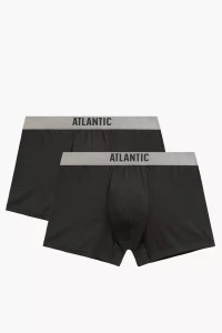 Bokserki męskie modal Atlantic 2MH-1203 khaki 2-pak