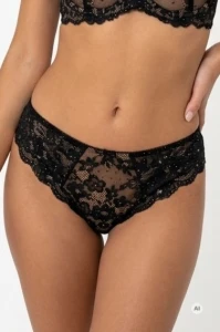 Majtki koronkowe tanga Dama Kier 4034 Salma czarne